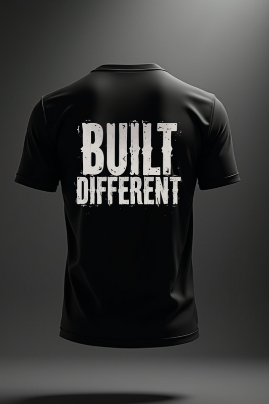 Built Different – Drop Shoulder Printed Tee
