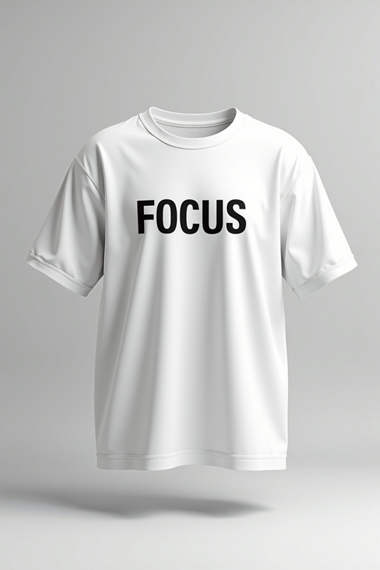 FOCUS – Drop Shoulder Printed Tee
