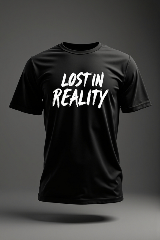 Lost In Reality – Drop Shoulder Printed Tee